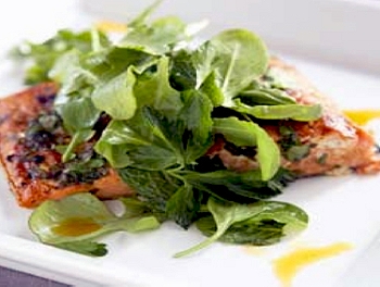 Moroccan Grilled Salmon Charmoula